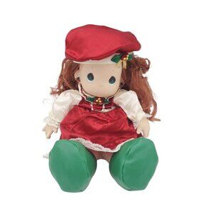 Precious Moments Christmas HOLLY‎ Doll Limited Ed. 16” Vintage Holiday Display
